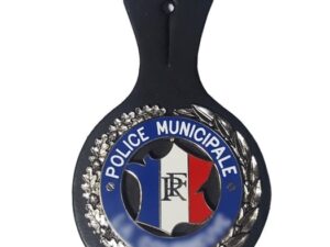 Pucelle sur patte de cuir Police Municipale - personnaliSable