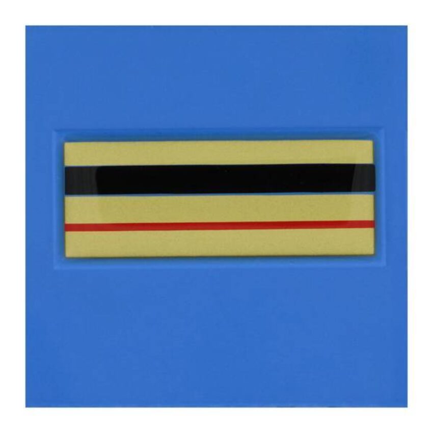Grade velcro 5×5 plastifie relief brigadier chef principal - Vue principale