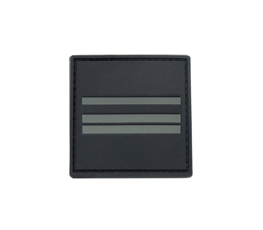 Grade velcro 5×5 basse visibilité – brigadier chef principal - Vue principale
