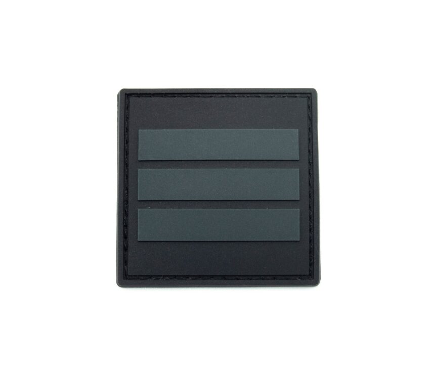 Grade velcro 5×5 basse visibilité – chef de service classe exceptionnelle - Vue principale