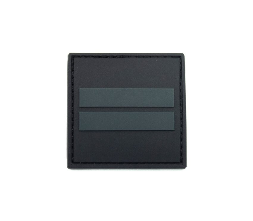 Grade velcro 5×5 basse visibilité – chef de service classe supérieure - Vue principale