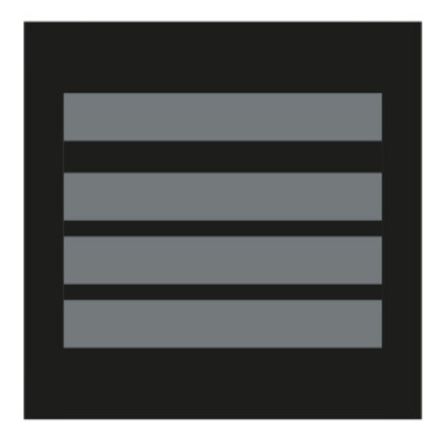 Grade velcro 5×5 basse visibilité – directeur - Vue principale