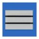 Grade velcro 5×5 plastifie relief chef de service 1ere classe - Vue principale