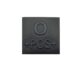 Grade velcro 5×5 basse visibilité – groupe sanguin O+ - Vue principale