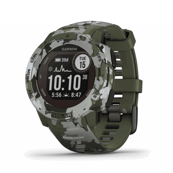 Montre gps multi-fonction Garmin instinct solar - Lichen Camo