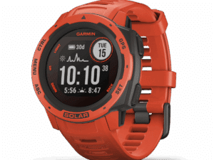 Montre gps multi-fonction Garmin instinct solar - Rouge