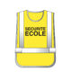 Chasuble Jaune haute visibilité sécurité école - Vue principale