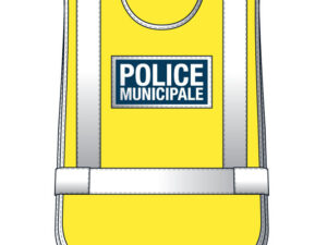 Chasuble Jaune haute visibilité Police Municipale
