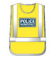Chasuble Jaune haute visibilité Police Municipale - Vue principale