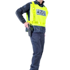 Chasuble bicolore haute visibilité Police Municipale