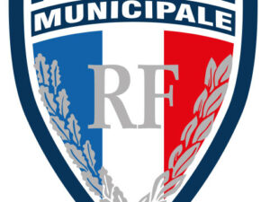 Ecusson plastifie relief Police Municipale RF GM