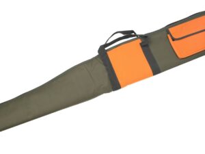 Etui Fusil matelassé Vert et fluo long 130 cm
