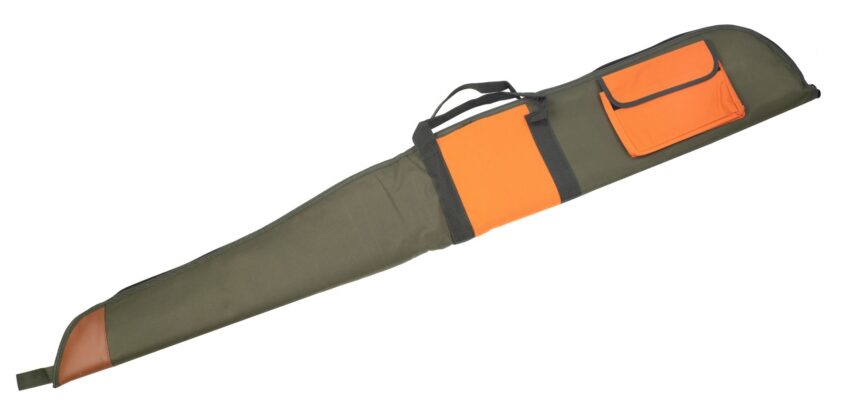 Etui Fusil matelassé Vert et fluo long 130 cm - Vue principale