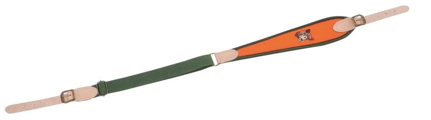 Bretelle Carabine fluo broderie sanglier - Vue principale