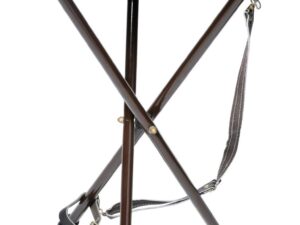 Trépied métal dessus croute Marron haut 65 cm