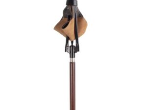 Canne-siège assise triangle en cuir