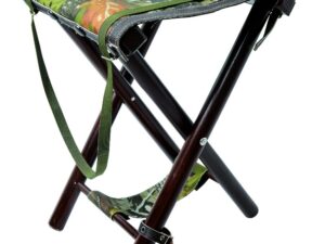 Siège de 55 cm en bois avec assise tissu Camo