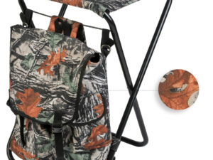 Siège pieds métal 60 cm avec Sac à dos 25l Camo