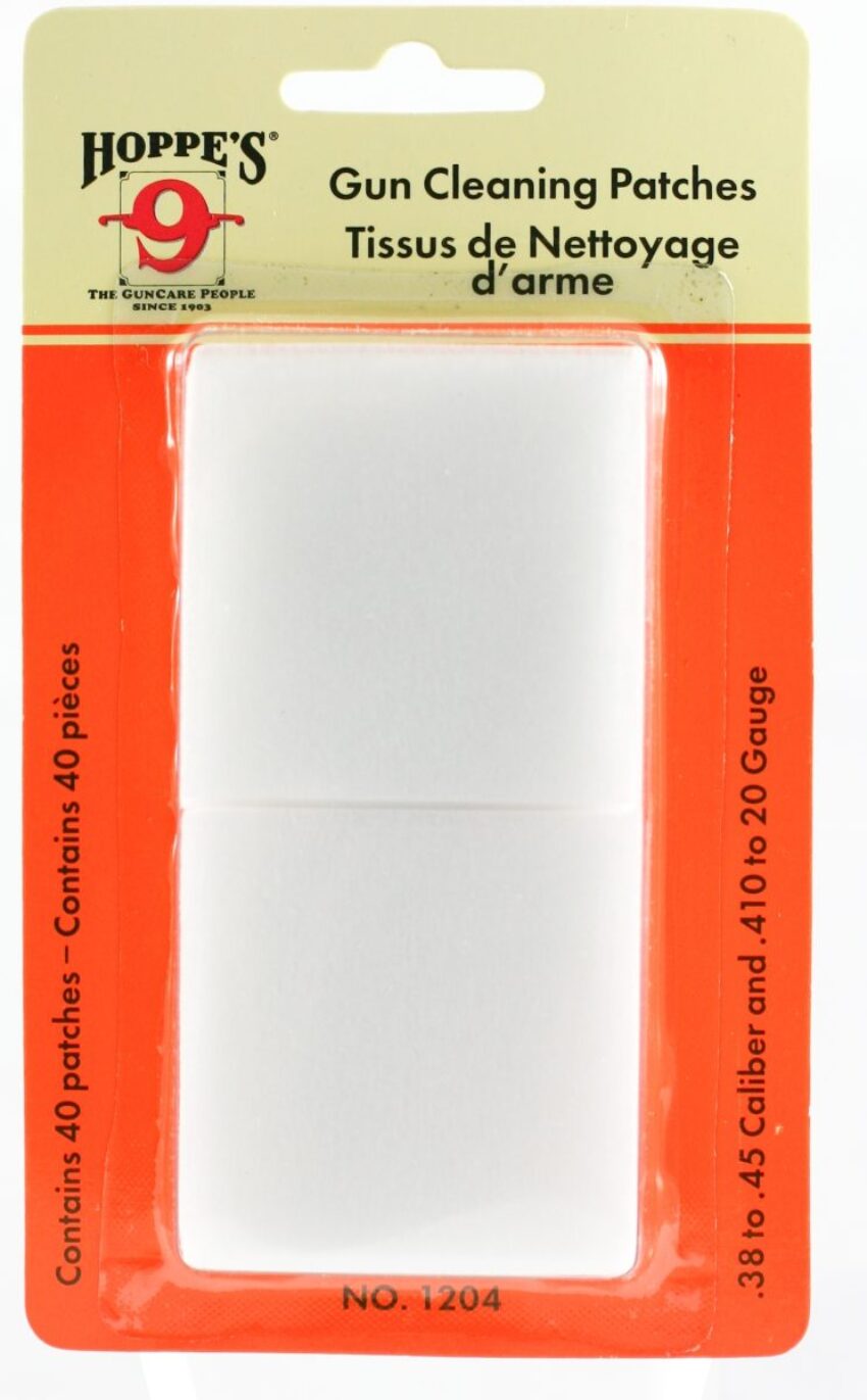 Patch de nettoyage Hoppe’s n°4 – c/.38 a c/.45 et c/.410 a c/20 – 40 pieces - Vue principale