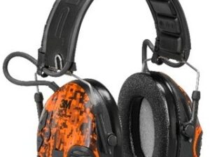 Casque 3M Peltor sporttac - Coquilles Vertes/Oranges digital Camo