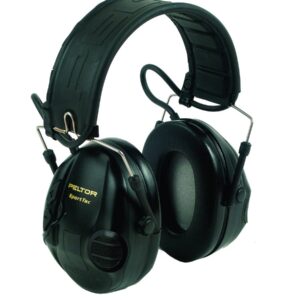 Casque anti-bruit 3M™ Peltor™ sporttac™ - Coquilles Noires/Rouges
