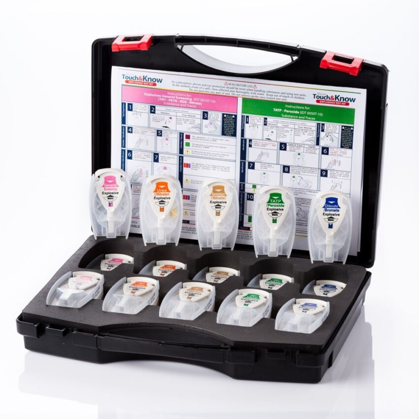 Mallette de détection explosif identa – 20 Kits - Vue principale