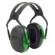 Casque 3M Peltor x1 – Noir/Vert - Vue principale