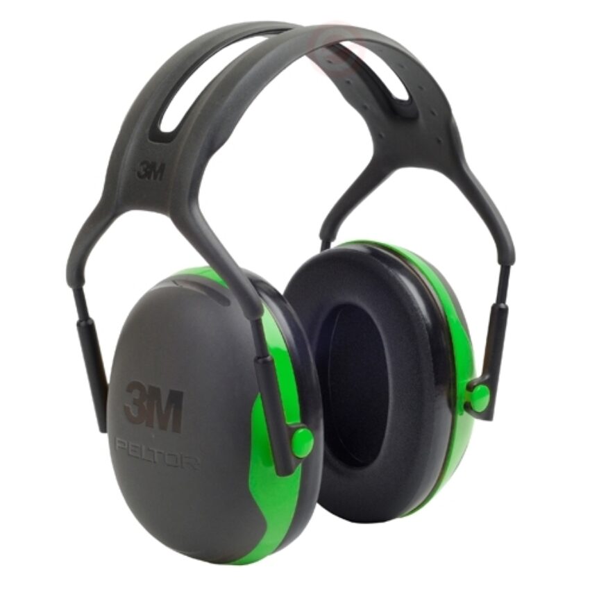 Casque 3M Peltor x1 – Noir/Vert - Vue principale