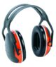 Casque peltor x4a – Noir/Orange fluo - Vue principale