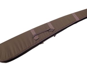 Etui pour fusil marron en polyester avec bretelle et poignée