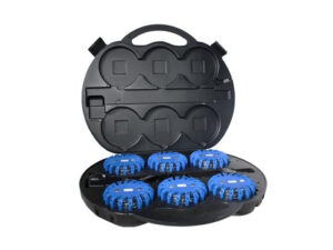 Kit de 6 balises Intersignaletic avec valise - Bleu