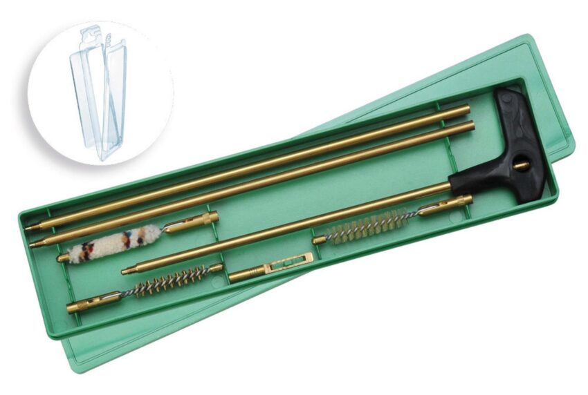 Boite de nettoyage Grande Chasse baguette laiton avec poignée sous blister - Vue principale