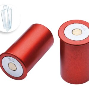 Paire de douilles amortisseur en métal anodisé vendue sous blister - calibre 20