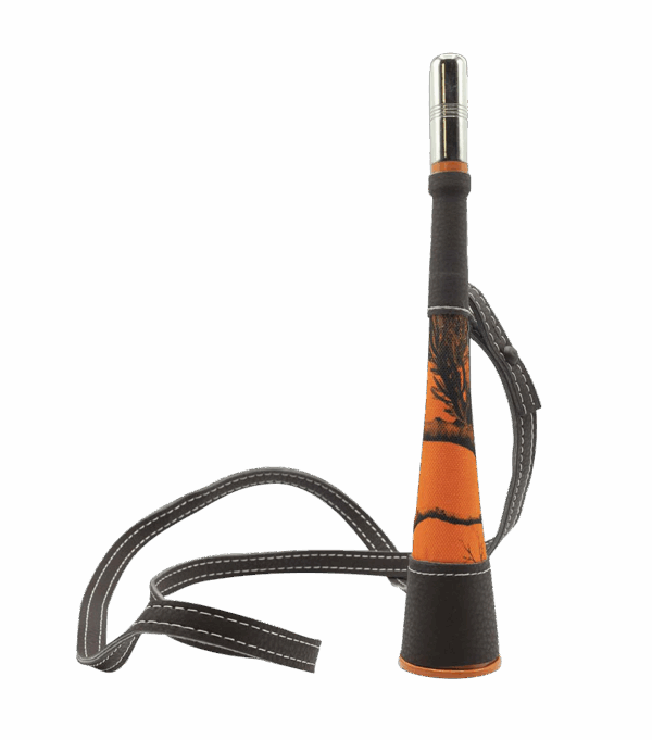 Corne Pavillon Januel Laiton Gainée Orange Camo 25 cm – Image 2