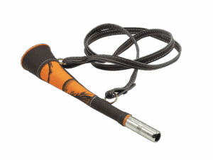 Corne Pavillon Januel Laiton Gainée Orange Camo 25 cm