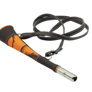 Corne Pavillon Januel Laiton Gainée Orange Camo 25 cm