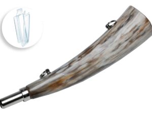 Corne d'appel en corne de 24 cm sous blister