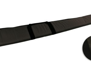 Etui Fusil toile matelassé Bretelle et poignée long 130 cm