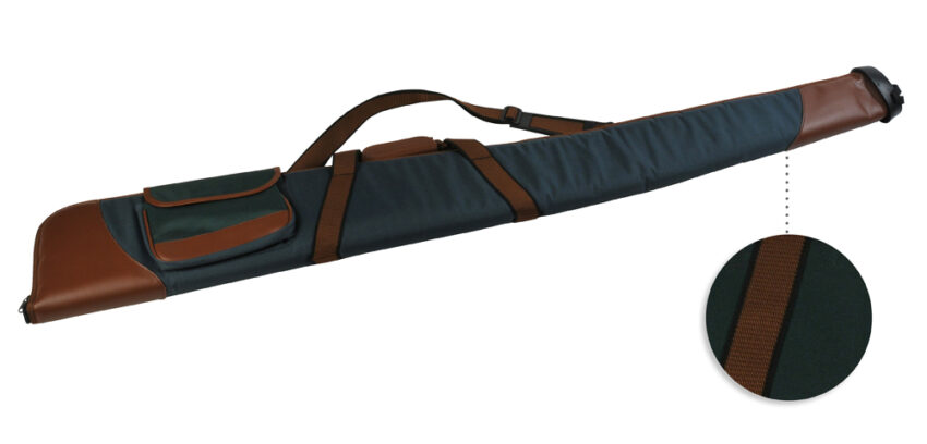 Etui Fusil Vert/Marron avec Poche de 135 cm - Vue principale