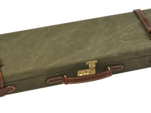 Mallette Fusil toile et cuir vachette intérieur feutrine dim 82X22.5x