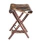 Siège de 60 cm en bois avec assise tissu Camo - Vue principale