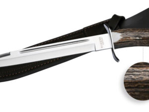 Dague manche cerf lame de 25,5 cm