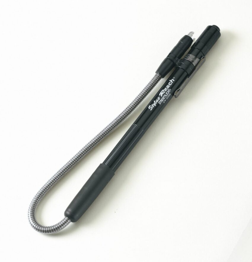 Lampe Atex stylus reach 18cm Noire LED blanche - Vue principale