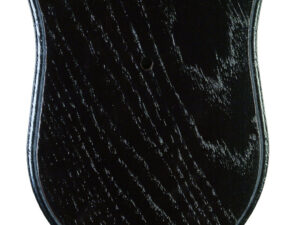 Ecusson Januel en chêne foncé pour chevreuil 210mm x 130mm
