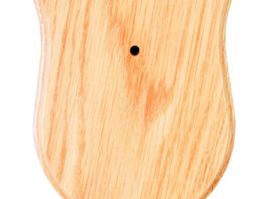 Ecusson Januel en chêne clair pour chevreuil 210mm x 130mm