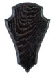 Ecusson Januel en chêne foncé pour chevreuil de 230mm x 150mm - Vue principale