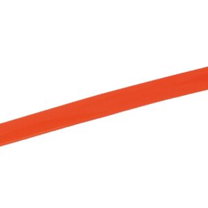 Collier biothane biogold Orange long 55 cm larg 25 mm