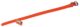 Collier biothane biogold Orange long 55 cm larg 25 mm - Vue principale