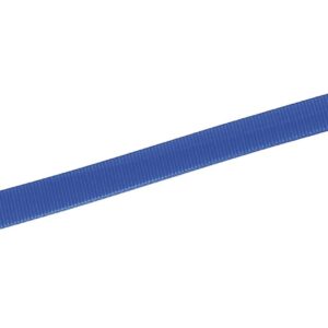 Collier biothane biogold Bleu long 55cm largeur 25mm