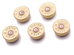 Aimants laiton Lucky Shot culot C/12 - Blister de 5